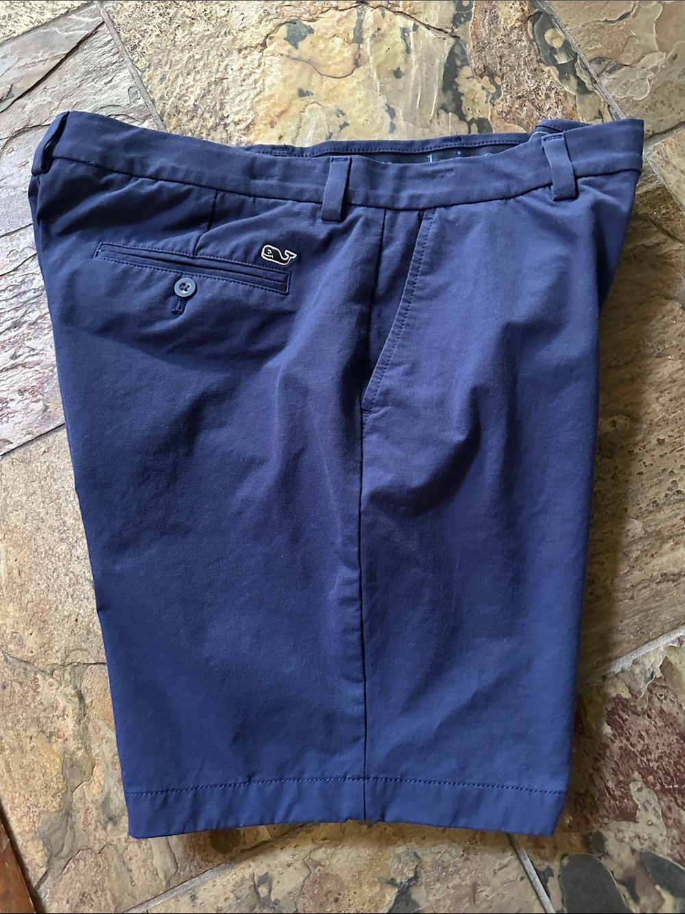 Vineyard Vines Men's Performance Navy Blue Shorts Golf